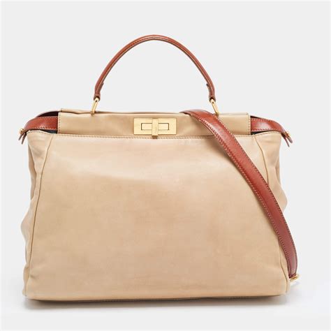 Fendi Beige & Brown